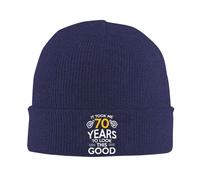 FWJZDSP Regali per Il 70° Compleanno: Mi Ci Sono Voluti 70 Anni per apparire Bene, Berretto, Cappello Invernale da Uomo, Cappello Lavorato a Maglia da Donna, Berretto Nero