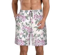 FWJZDSP sac à Lunch pour Adulte, joli sac fourre-Tout à Motif Floral Bleu Aquarelle, réglable, réutilisable, isotherme, pour Homme et Femme, idéal pour Le Bureau ou Les Pique-niques