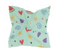 FWJZDSP Sciarpa quadrata con anguria e stelle, sciarpa quadrata in seta per donne, sciarpa per capelli per ragazze, 50 cm, primavera, estate, autunno, inverno, per avvolgere i capelli notturni