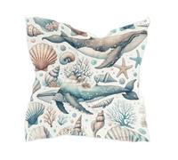 FWJZDSP Sciarpa quadrata con balene e stelle marine, sciarpa quadrata in seta per donne sciarpa per capelli per ragazze 50 cm primavera estate autunno inverno avvolgimento capelli notte