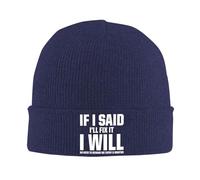 FWJZDSP Se dicessi Che Lo riparerei, Lo farei. Non c'è Bisogno di Un Berretto da Uomo, Un Cappello Invernale da Donna, Un Berretto a Tesa Larga, Nero.