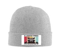 FWJZDSP Se mai dovessi ammalarmi di Rabbia, saresti in Cima alla mia Lista dei Desideri. Berretto Lavorato a Maglia per Uomo e Donna.