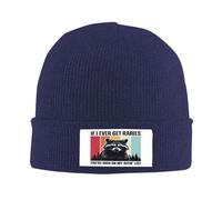 FWJZDSP Se mai dovessi ammalarmi di Rabbia, saresti in Cima alla mia Lista dei Desideri. Berretto Lavorato a Maglia per Uomo e Donna.