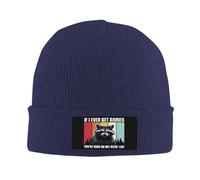 FWJZDSP Se mai dovessi ammalarmi di Rabbia, saresti in Cima alla mia Lista dei Desideri. Berretto Lavorato a Maglia per Uomo e Donna.