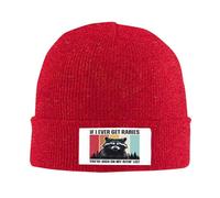 FWJZDSP Se mai dovessi ammalarmi di Rabbia, saresti in Cima alla mia Lista dei Desideri. Berretto Lavorato a Maglia per Uomo e Donna.