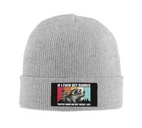 FWJZDSP Se mai dovessi ammalarmi di Rabbia, saresti in Cima alla mia Lista dei Desideri. Berretto Lavorato a Maglia per Uomo e Donna.