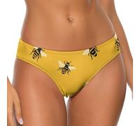 FWJZDSP Slip da Donna Elasticizzati con Motivo a api, Morbidi e Traspiranti, Ideali Come Bikini.
