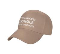 FWJZDSP Sono Il più Simpatico Stronzo Che incontrerai mai, Berretto da Camionista Unisex, Regolabile, Sportivo, da Pesca, da Baseball