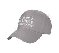 FWJZDSP Sono Il più Simpatico Stronzo Che incontrerai mai, Berretto da Camionista Unisex, Regolabile, Sportivo, da Pesca, da Baseball