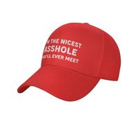 FWJZDSP Sono Il più Simpatico Stronzo Che incontrerai mai, Berretto da Camionista Unisex, Regolabile, Sportivo, da Pesca, da Baseball
