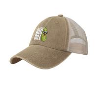 FWJZDSP Sono Una Specie di Grande aneto, Cappellino da Baseball Regolabile con Scritta Pickle Dill, per Uomo e Donna, Stile Camionista, Colore Nero