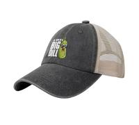 FWJZDSP Sono Una Specie di Grande aneto, Cappellino da Baseball Regolabile con Scritta Pickle Dill, per Uomo e Donna, Stile Camionista, Colore Nero