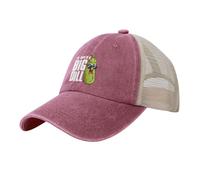 FWJZDSP Sono Una Specie di Grande aneto, Cappellino da Baseball Regolabile con Scritta Pickle Dill, per Uomo e Donna, Stile Camionista, Colore Nero