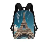 FWJZDSP The Towering Iron Tower Zaino per computer portatile per uomo e donna 17 pollici zaino da viaggio zaino da lavoro borsa per laptop