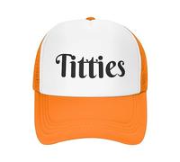 FWJZDSP Titties per Uomo e Donna Tittiess cap Tittiess Golf Hat Tittiess Trucker Hat Mesh Hat Funny Baseball cap Black