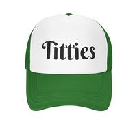 FWJZDSP Titties per Uomo e Donna Tittiess cap Tittiess Golf Hat Tittiess Trucker Hat Mesh Hat Funny Baseball cap Black