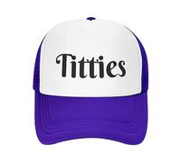 FWJZDSP Titties per Uomo e Donna Tittiess cap Tittiess Golf Hat Tittiess Trucker Hat Mesh Hat Funny Baseball cap Black