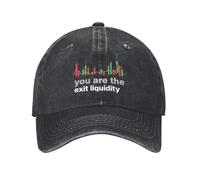 FWJZDSP Tu Sei The Exit Liquidity cap Cappelli da Baseball da Uomo Cappello Carino