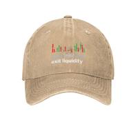 FWJZDSP Tu Sei The Exit Liquidity cap Cappelli da Baseball da Uomo Cappello Carino