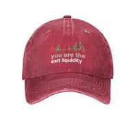 FWJZDSP Tu Sei The Exit Liquidity cap Cappelli da Baseball da Uomo Cappello Carino