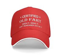 FWJZDSP Vecchio brontolone Certificato, L'Ho Visto Fare e Non riesco a ricordare Nulla di Tutto ciò, Cappello da Uomo e da Donna, Berretto da Baseball Regolabile, Cappello da Camionista