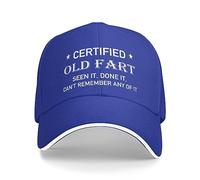FWJZDSP Vecchio brontolone Certificato, L'Ho Visto Fare e Non riesco a ricordare Nulla di Tutto ciò, Cappello da Uomo e da Donna, Berretto da Baseball Regolabile, Cappello da Camionista