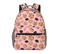 FWJZDSP Zaino elegante con biscotti al cioccolato per escursioni all'aperto, unisex.