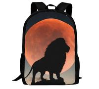 FWJZDSP Zaino Il Re Leone, borsa a tracolla, zaino casual, borsa per laptop da 17 pollici o più, unisex, da donna