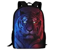 FWJZDSP Zaino leggero Alpha Tiger per laptop da 17 pollici, modello Animal, grande