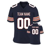 FwSYouMAI Personalizzata Maglietta da Football Americano Uniformi Nome della Squadra Personalizzato per Uomo e Donna e Bambino
