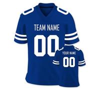 FwSYouMAI Personalizzata Maglietta da Football Americano Uniformi Nome della Squadra Personalizzato per Uomo e Donna e Bambino