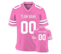 FwSYouMAI Personalizzata Maglietta da Football Americano Uniformi Nome della Squadra Personalizzato per Uomo e Donna e Bambino