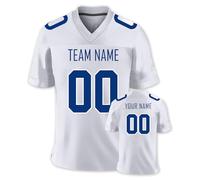 FwSYouMAI Personalizzata Maglietta da Football Americano Uniformi Nome della Squadra Personalizzato per Uomo e Donna e Bambino