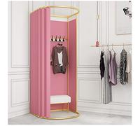 FWTXZTER Spogliatoio Mobile, Camerino Portatile 85x80x200CM Spogliatoio a Pavimento Staccabile, Camerino Negozio di Abbigliamento Protezione della Privacy Camerini per Centri Commerciali e Ufficio