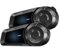 FX-S Interfono Moto Doppio, Bluetooth 5.4 Auricolari Moto per 2 Motociclisti, 10