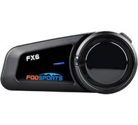 FX6 Interfono Moto Bluetooth, Auricolari Moto Mit FM Radio, 1000M Sistema Di Com