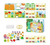 FxaumsGxuk Libro attività Bebè | Educativo per Apprendimento Cognitivo - Libro di Apprendimento Sensoriale per L'Infanzia - per Divertimento Familiare Intrattenimento Curiosità dei Bambini Gioco in