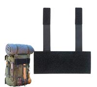 FxaumsGxuk Pannello adesivo di fissaggio gancio e fibbia, due pezzi di fissaggio robusto - tasca con gancio posteriore - per attrezzature, abbigliamento, organizzazione, materiale, zaino e per la