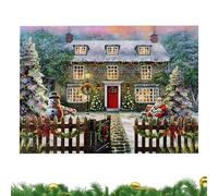 FxaumsGxuk Puzzle da 1000 pezzi, motivo natalizio impegnativo per adulti, allenamento del cervello e giochi divertenti per vacanze, compleanno, serata di gioco, regali per feste per bambini e