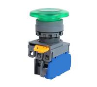 FXBY6, interruttore in plastica a testa di fungo, 1 pezzo/22 mm, con pulsante luminoso autobloccante momentaneo, 1NO1NC 10A 12V 24V 220V