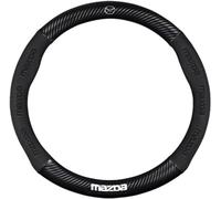 FXDSCA Coprivolante Auto per Mazda CX-3 CX-4 CX-5 CX-7 CX-8 CX-9, Coprivolante per Auto Copri Volante per Auto, Copristerzo Auto Antiscivolo Traspirante Interni Accessori,A Black