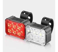 FXDSCA Luci Bicicletta Set per Cube Reaction Hybrid Performance 2023, Luce Bicicletta Impermeabile Anteriore e Posteriore Bici, Set di luci per Bicicletta per Guida Notturna,C Set