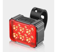 FXDSCA Luci Bicicletta Set per Merida eScultura 2021, Luce Bicicletta Impermeabile Anteriore e Posteriore Bici, Set di luci per Bicicletta per Guida Notturna,B Taillight-Red