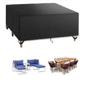 FXGZCJ Coperture per Mobili da Giardino, Set da Tavolo per Esterni Copertura Impermeabile, Fodere per Mobili in Rattan in Tessuto Oxford 420D Resistenti ai Raggi UV 90x90x45cm