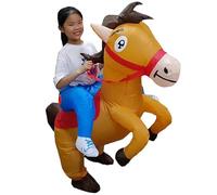 FXICH Costume gonfiabile a cavallo Child, horse gonfiabile, costume da ragazzo/gril per feste divertenti, costumes, Halloween Carnevale Fancy Dress, Horse Onesie For Festive Personality Dress Up