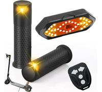 FXINRUIA E Scooter Freccia Manico con Luce & Telecomando USB, Controllo 2 Frecce Scooter per Xiaomi M365/Pro2/1S Ninebot ES1/ES2/ES4/G30, Accessori Scooter