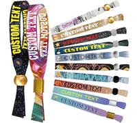 Fxinxi Braccialetti da polso personalizzati per l'evento 1-1000 pezzi, braccialetti personalizzati per eventi-Testo personalizzato e braccialetti colorati logo