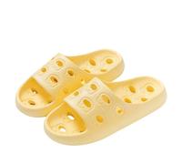 FXLLRY Ciabatte Pantofole Non Slip Hole Cavo Sola Eva Donne Estate Coppia-giallo-37-38
