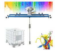 FXLUHAY Agitatore ad aria, miscelatore pneumatico for serbatoi da 1/2 HP, agitatore for vernici da 1000 l, lunghezza asta di miscelazione 880 mm, diametro girante 250 mm
