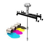 FXLUHAY Agitatore d'aria, Macchina pneumatica del miscelatore del serbatoio, Macchina di miscelazione della vernice, elica pieghevole, con gancio di supporto Attrezzatura di miscelazione della vernice